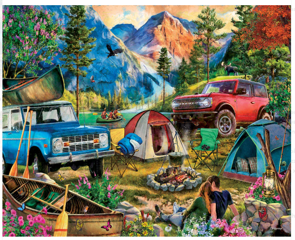 Voyage de camping, P. D. Moreno