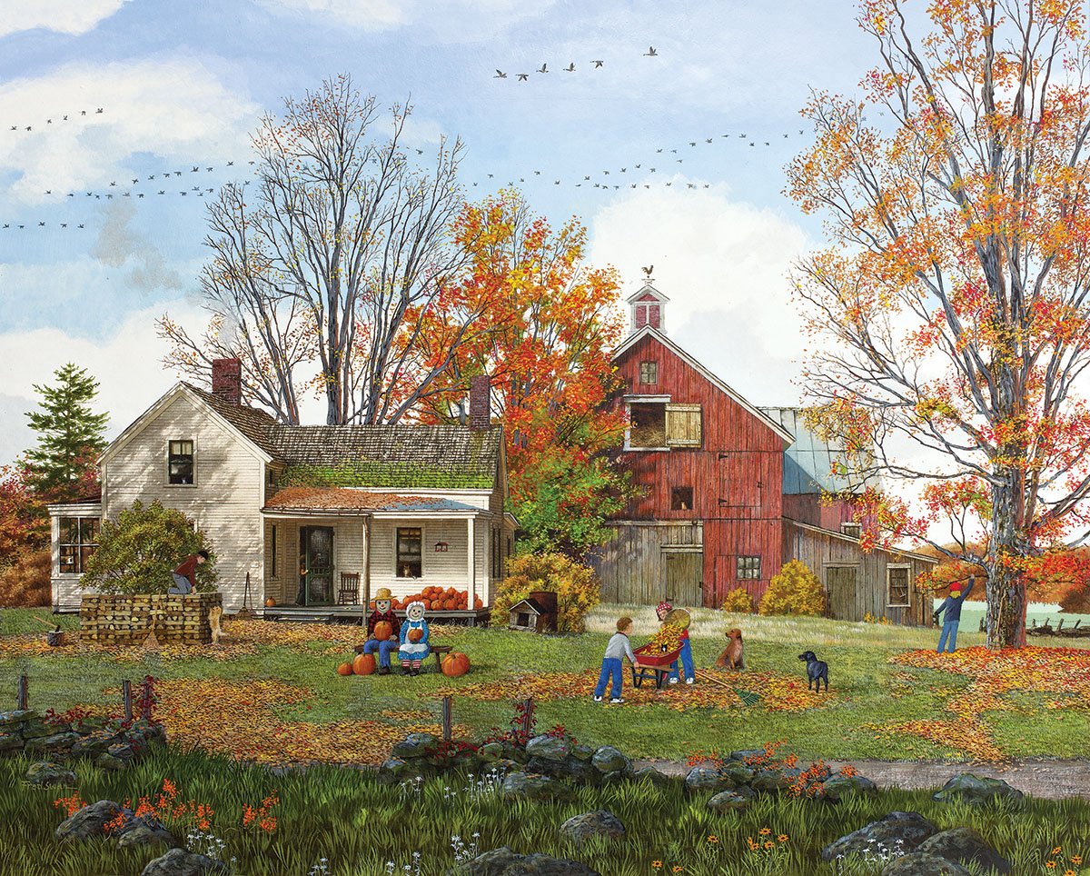 Raking Leaves