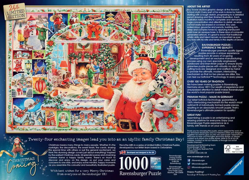 Ravensburger Christmas is Coming! (1000pcs)