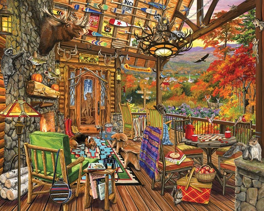 Porche d'automne, Joelle McIntyre