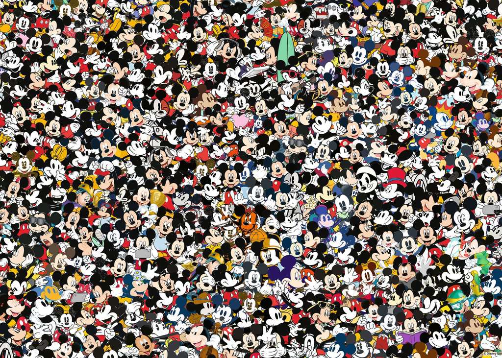 PFG Ravensburger Disney's Mickey Challenge (1000pcs) (Usage/Used - PUZZLES FOR GOOD)
