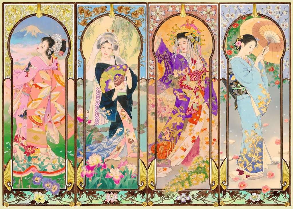 Ravensburger Four Seasons, Haruyo Morita (1000pcs)