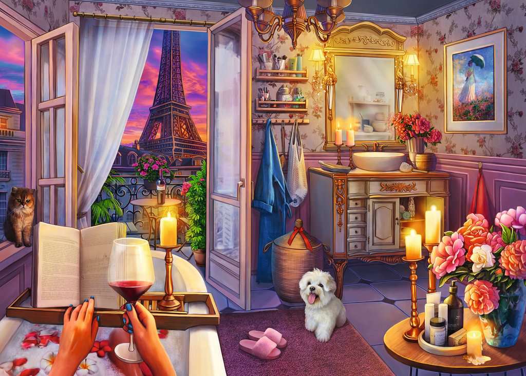 Ravensburger Cozy Bathroom (500 Large)