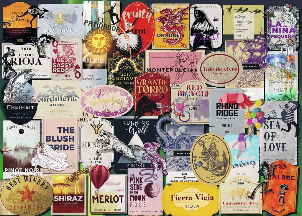 Ravensburger Wine Labels (1000pcs)