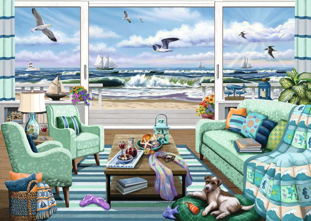 Escapade en bord de mer de Ravensburger (1000pcs)
