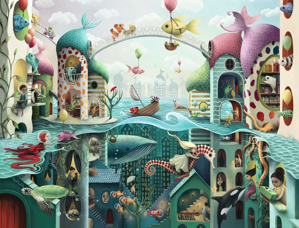 Ravensburger If Fish Could Walk, Demelsa Haughton (2000pcs)
