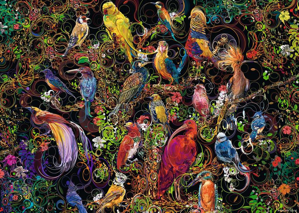 Ravensburger Birds of Art, Martin Sati (1000pcs)