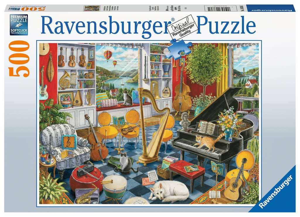 PFG Ravensburger The Music Room (500pcs) (Usage/Used - PUZZLES FOR GOOD)