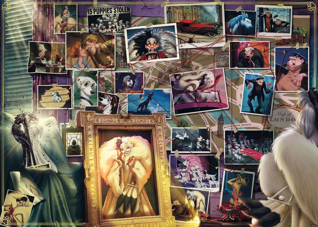 DMG Ravensburger Disney Villainous: Cruella de Vil (boîte endommagée)