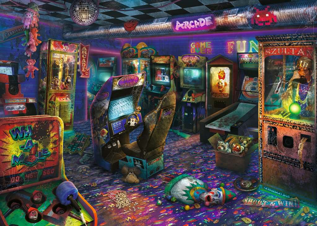 Ravensburger Abandoned Series - Forgotten Arcade (1000pcs)