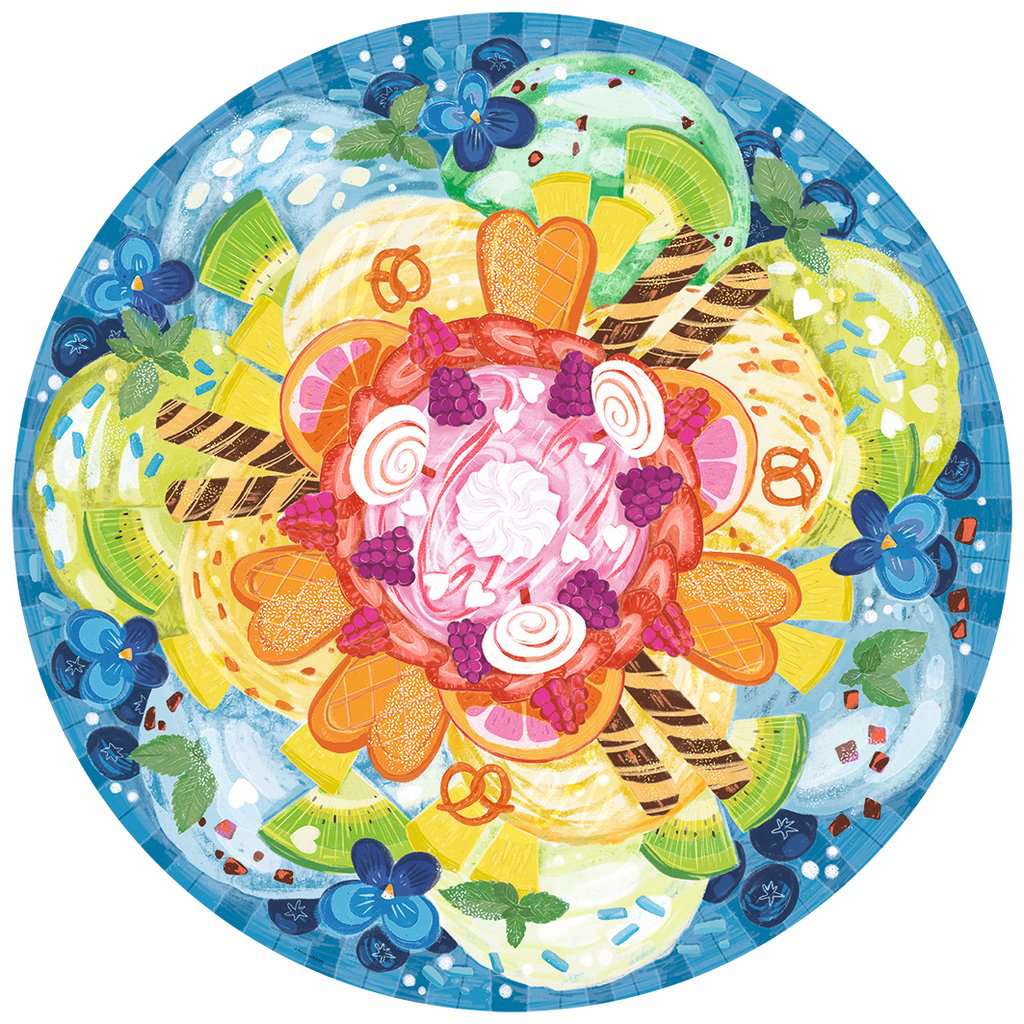 Circle de couleurs de Ravensburger - Ice à la crème glacée (500pcs)