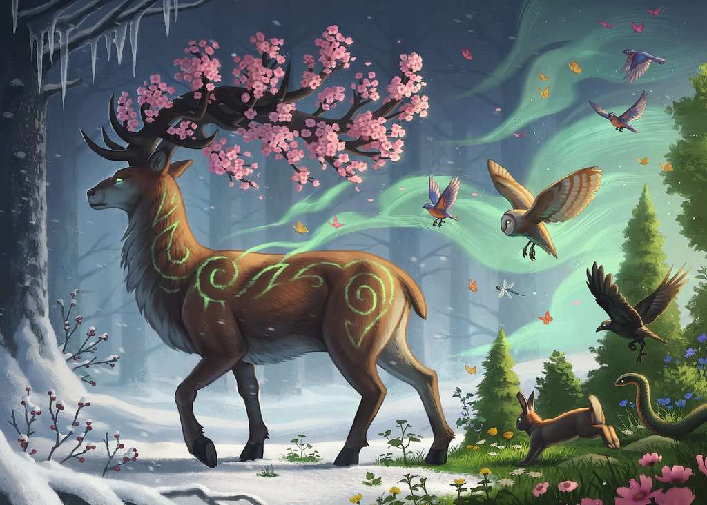 Ravensburger Deer of Spring (1000pcs)