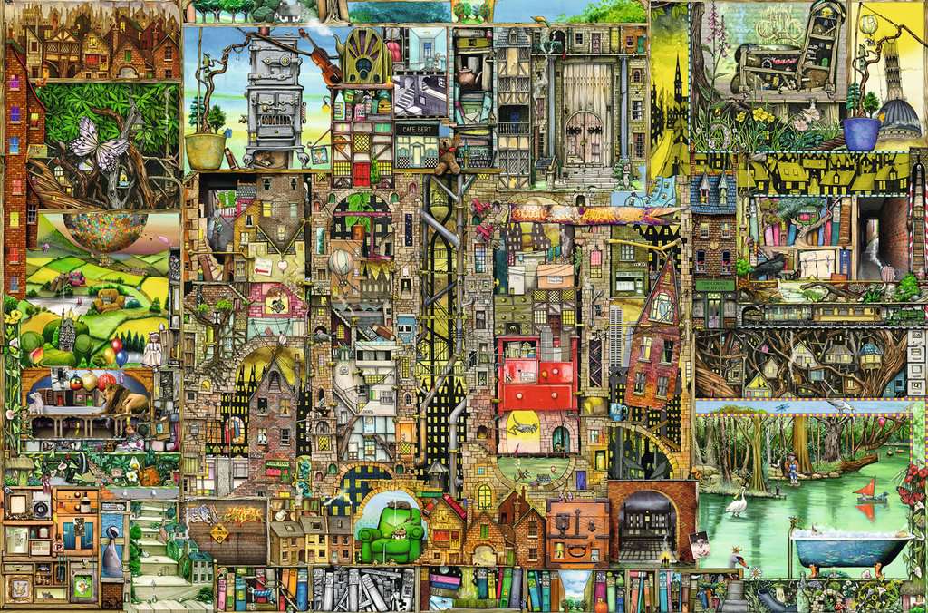 Ravensburger Bizarre Town, Colin Thompson (5000pcs)