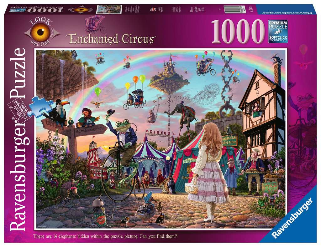 Ravensburger Enchanted Circus: Seek & Find, Steve Read (1000pcs)