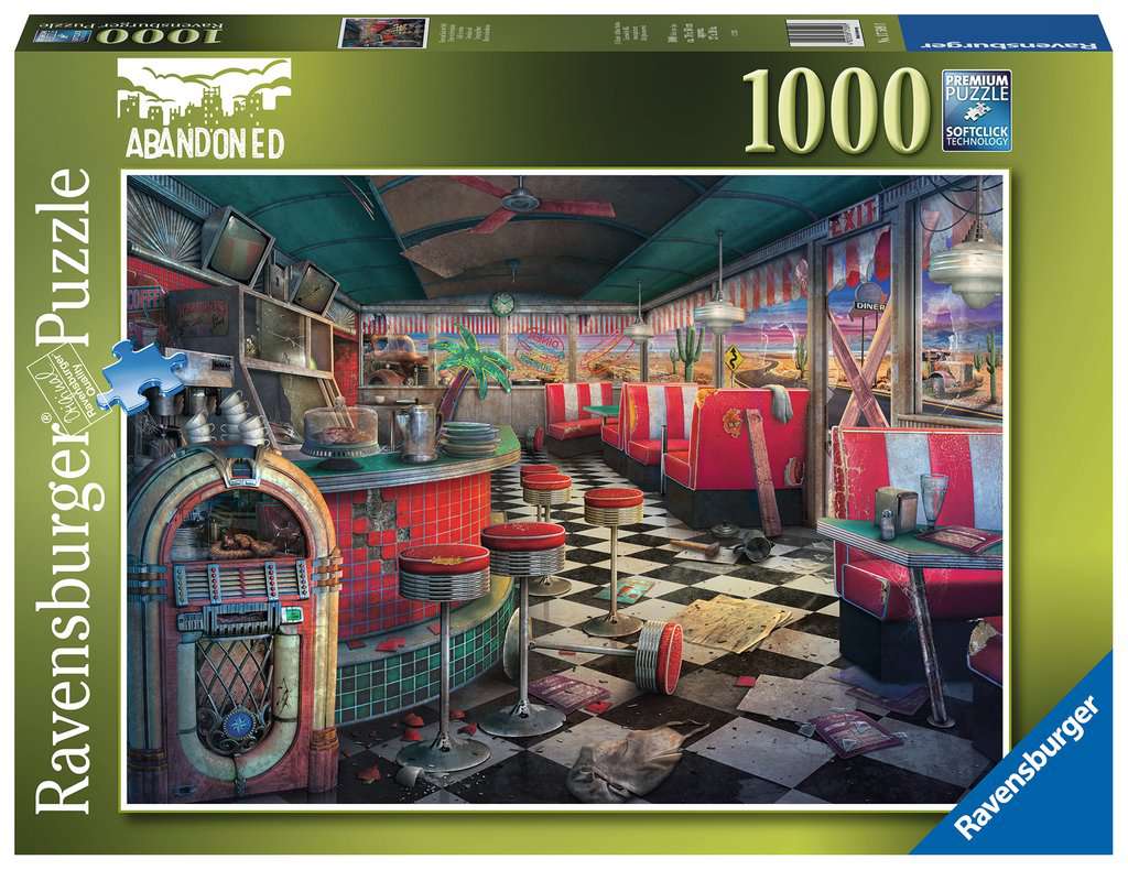 Ravensburger Abandoned Series - Decaying Diner (1000pcs)