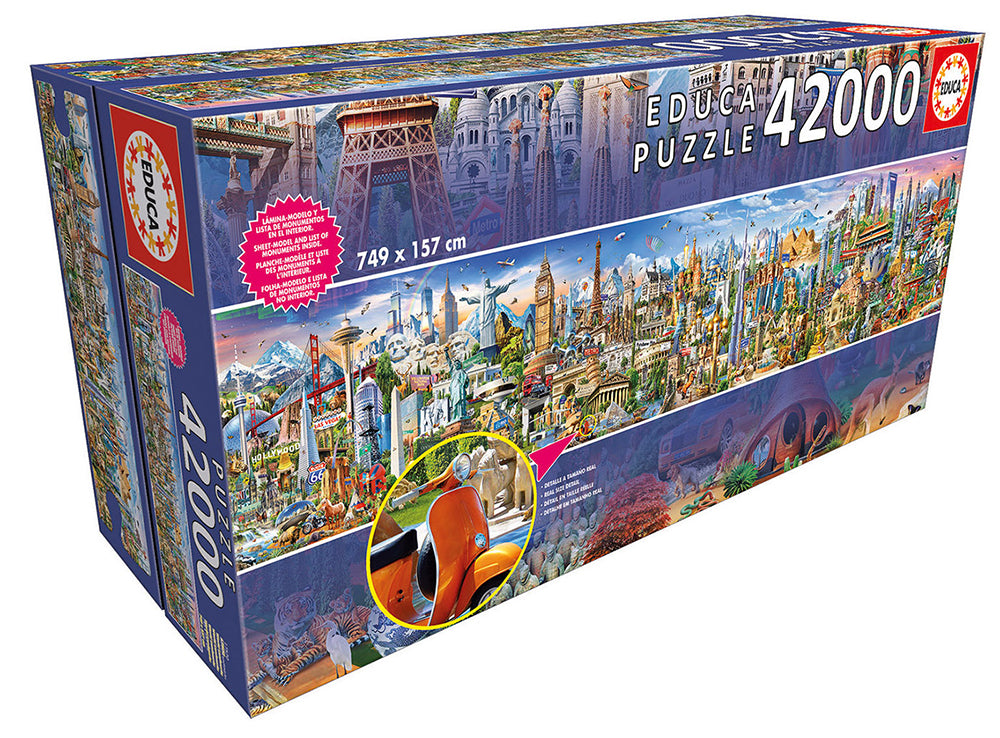 Partout dans le monde, Adrian Chesterman (le plus grand puzzle à image unique du monde)