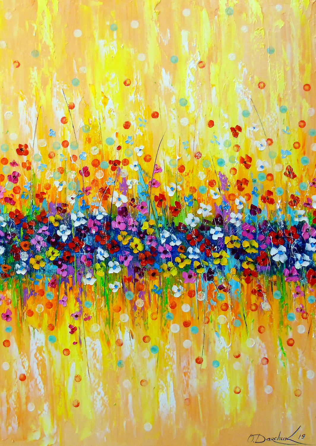 Abstraction délicate dans les couleurs (1000 pc)