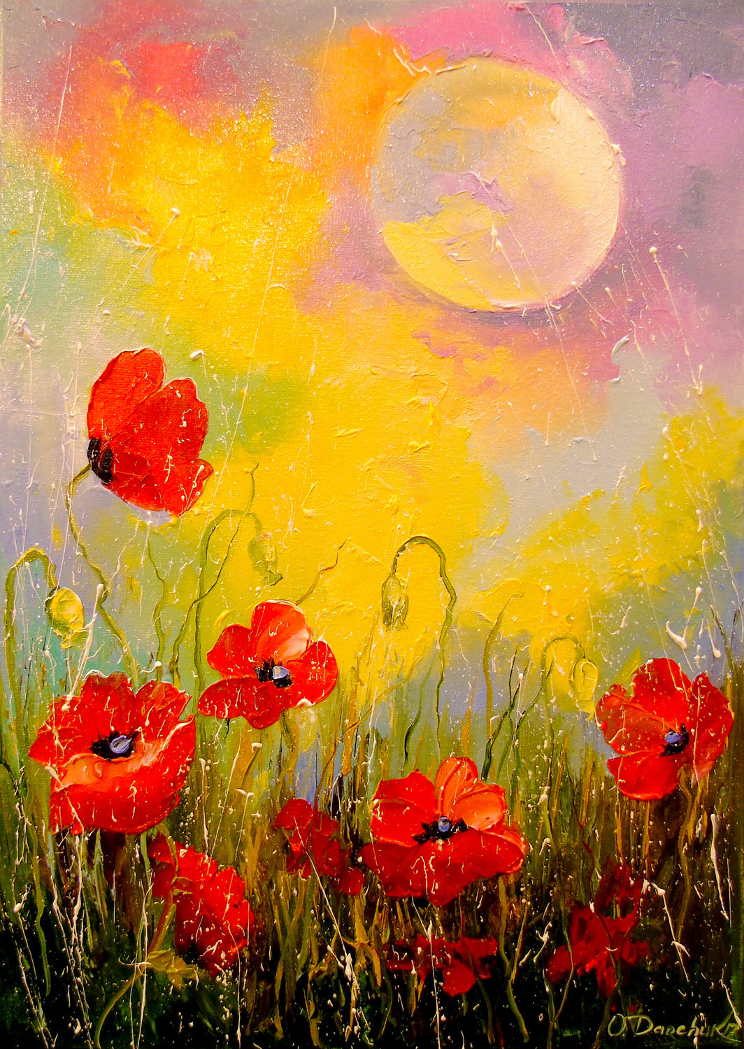 Poppies au clair de lune (1000pcs)