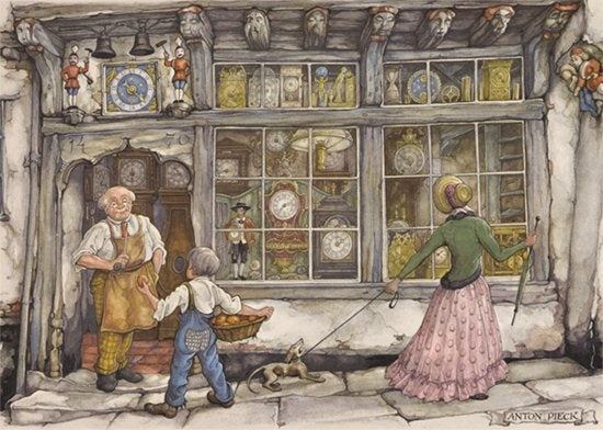 PFG The Clock Shop / La boutique d'horloges, Pieck (1000 pièces) (Usage/Used - PUZZLES FOR GOOD)