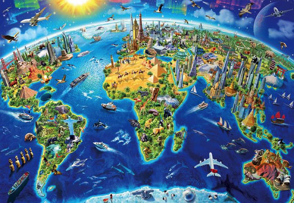 Miniature Symbols Of The World (1000pcs)