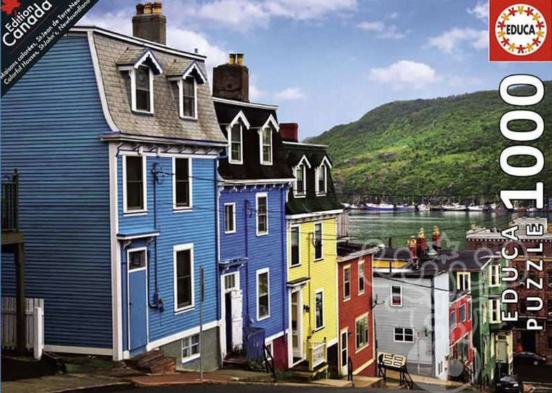 Colourful Houses, St-John's, Newfoundland