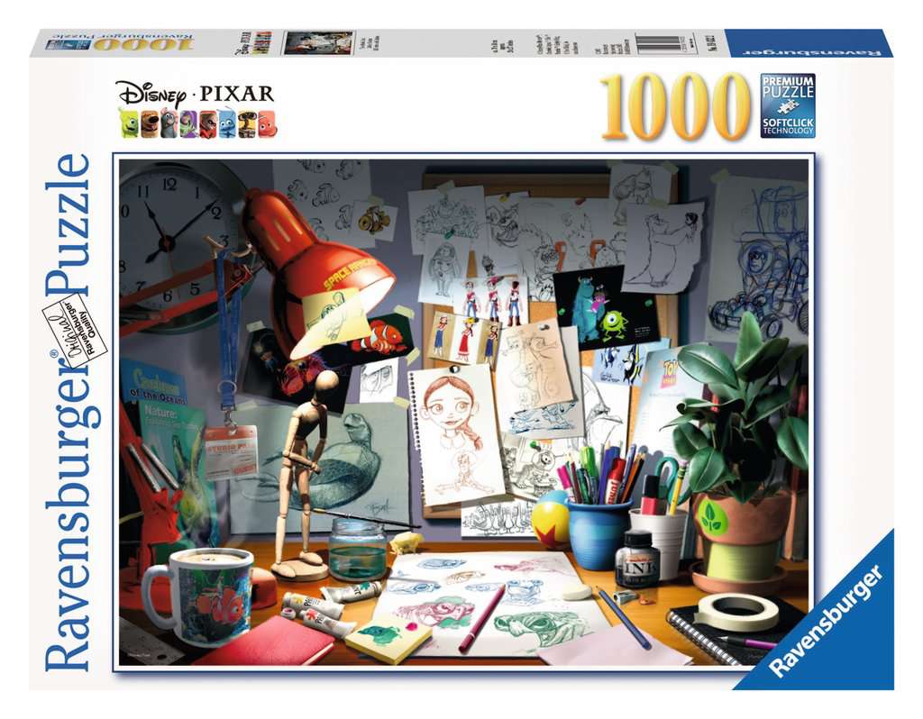 Ravensburger Disney-Pixar: The Artist's Desk