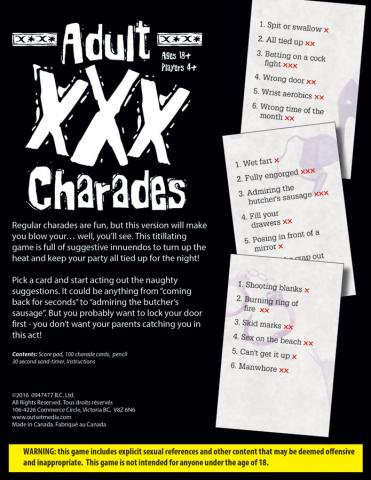 XXX Charades