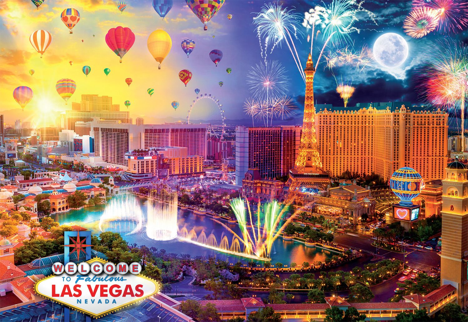 DMG Fabulous Las Vegas (2000pcs) (boîte endommagée)