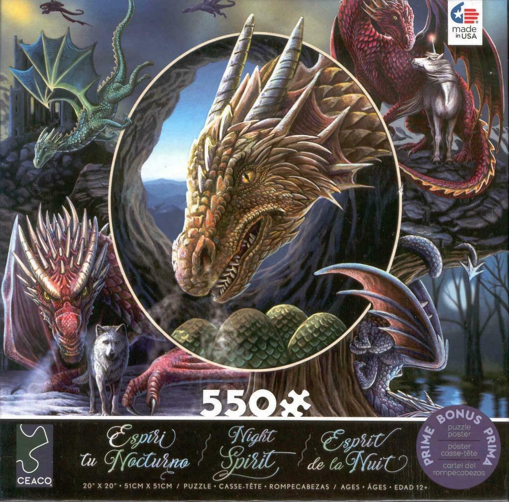Night Spirit - Dragon Montage, Lisa Parker (550pcs)