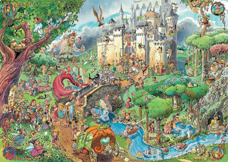 Contes de fées, prades (boîte triangulaire) (1500pcs)