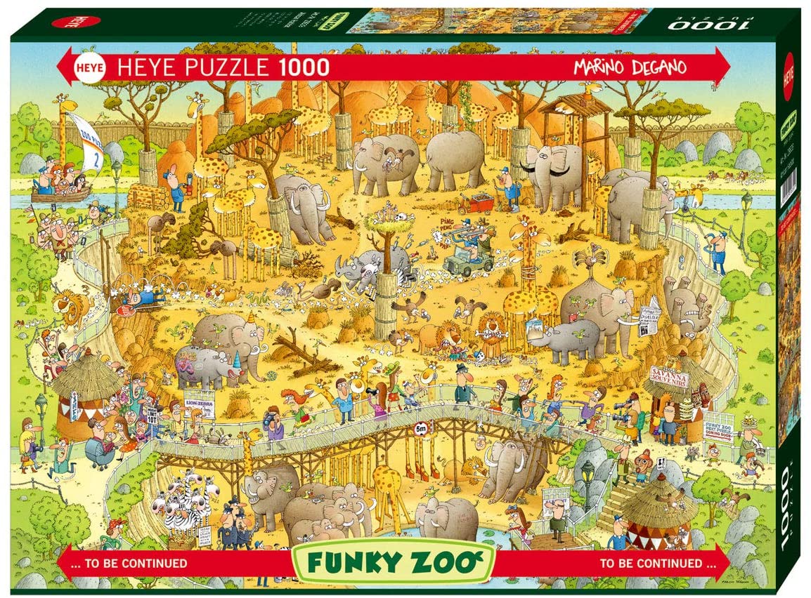 Funky Zoo: African Habitat, Marino Degano (1000pcs)