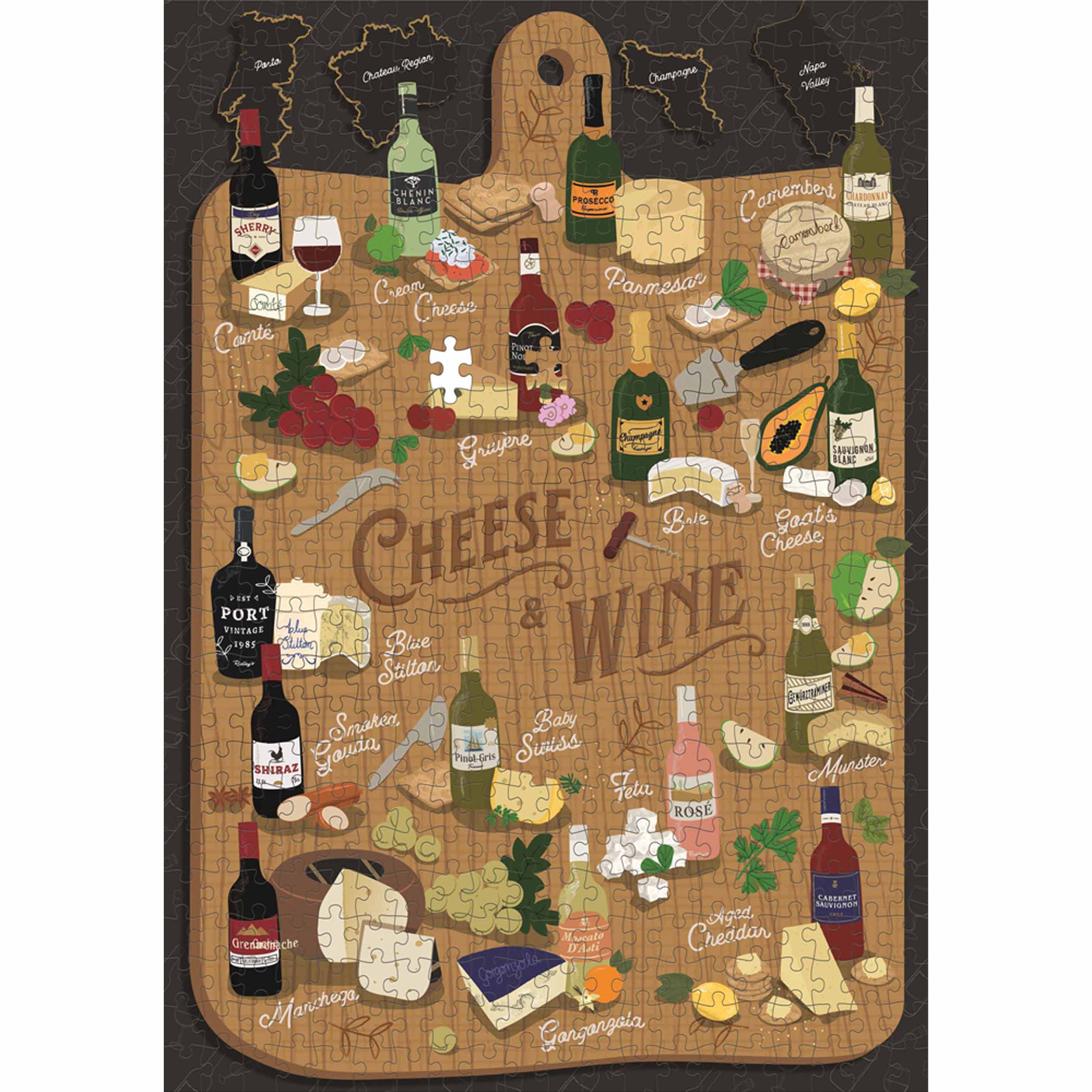 Fromage et vin (500pcs)