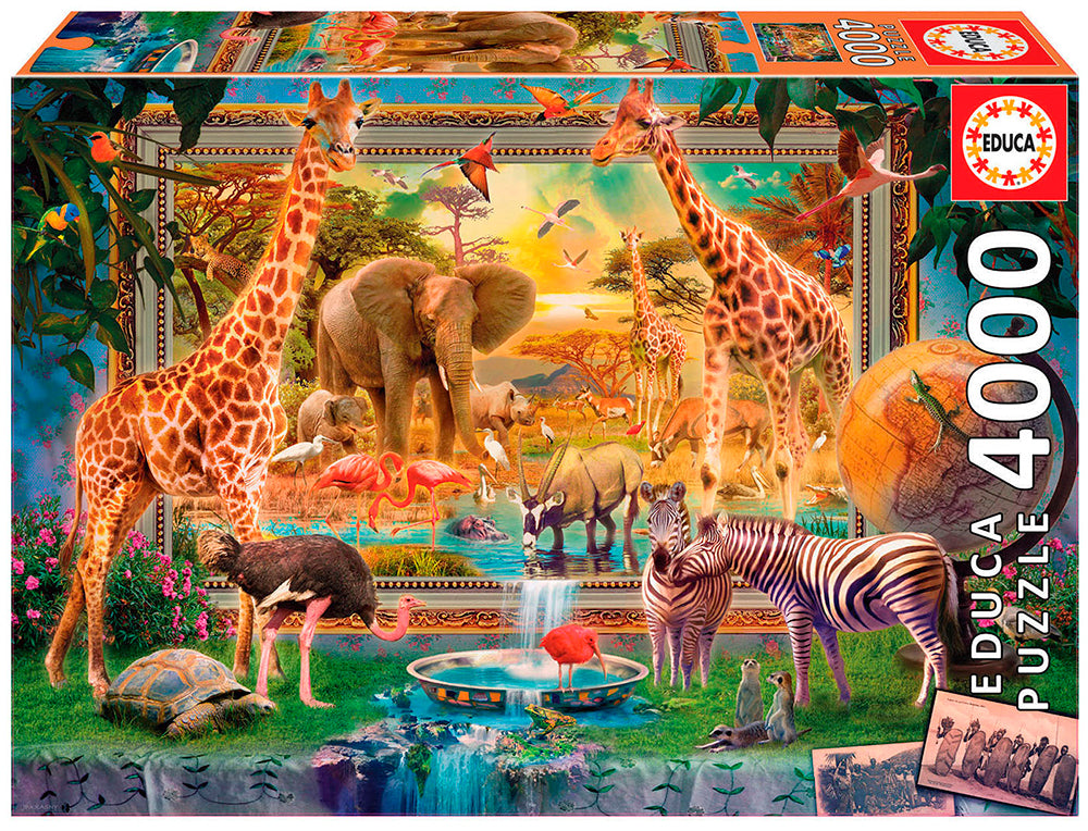 Savana prenant vie (4000pcs)