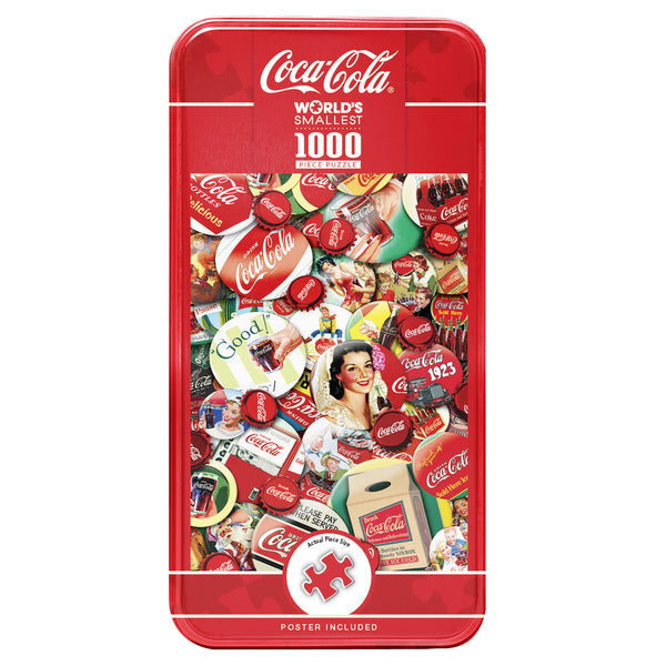 World's Smallest - Coca-Cola (1000pcs) (Compact Tin Box)