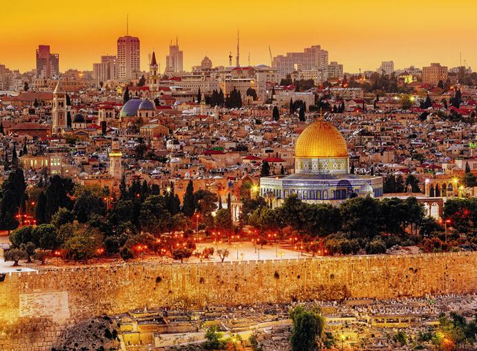 PFG The Roofs of Jerusalem, Reinhard Schmid (3000pcs)  (Usage/Used - PUZZLES FOR GOOD)