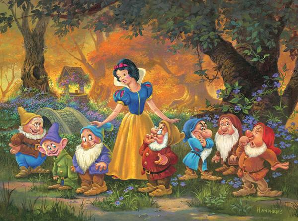 Parmi les amis, Disney Fine Art