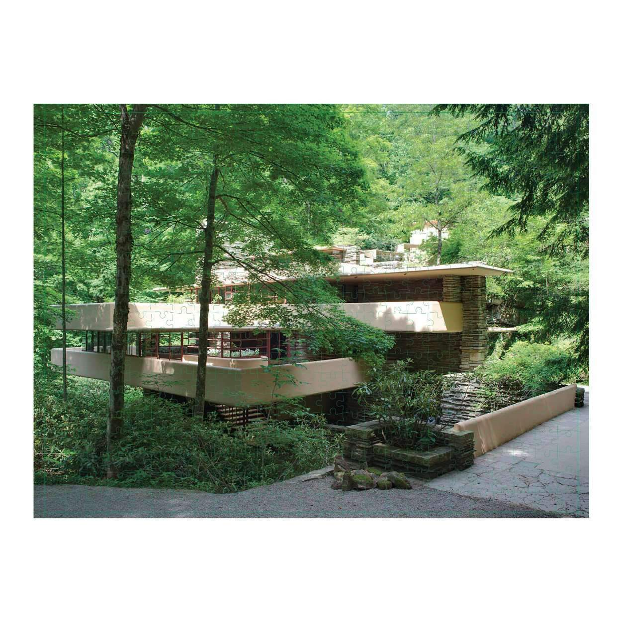 Frank Lloyd Wright Fallingwater double face