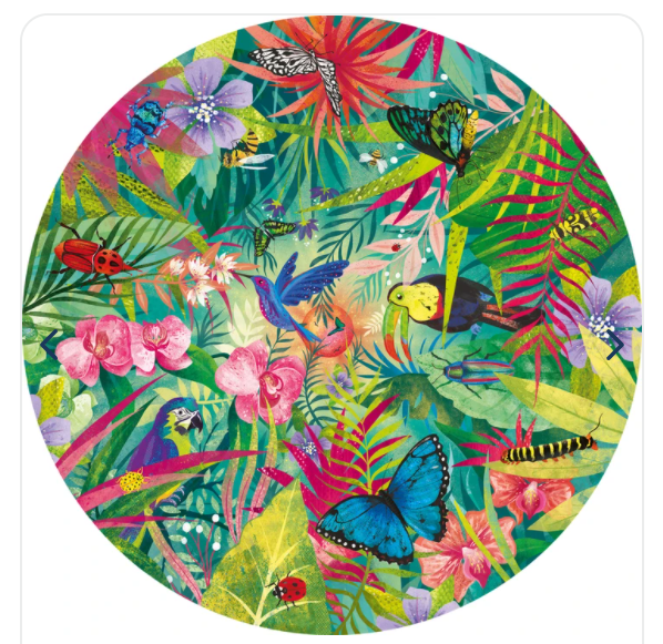 PFG Tropical,  Claire McElfatrick (500pcs) (ROUND) (Usage/Used - PUZZLES FOR GOOD)