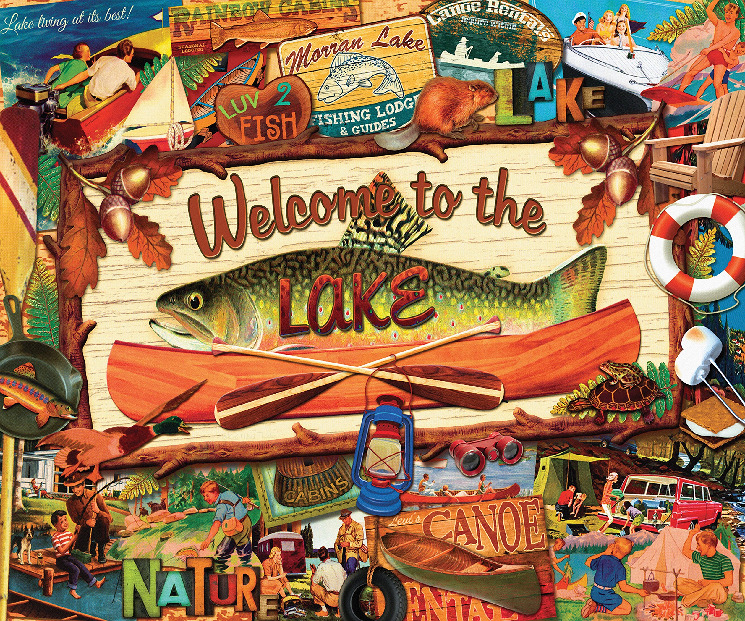 Bienvenue sur le lac (1000pcs)