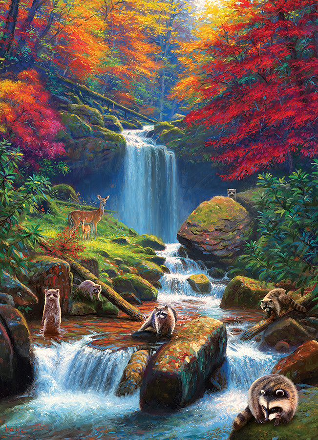 Mystic Falls en automne, Mark Keathley (1000pcs)
