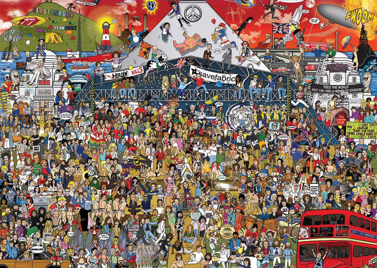 Mishmash - British Music History, Alex Bennett (2000pcs)