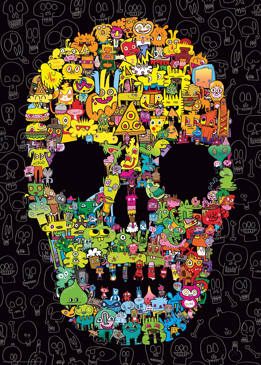 Burgerman, Doodle Skull