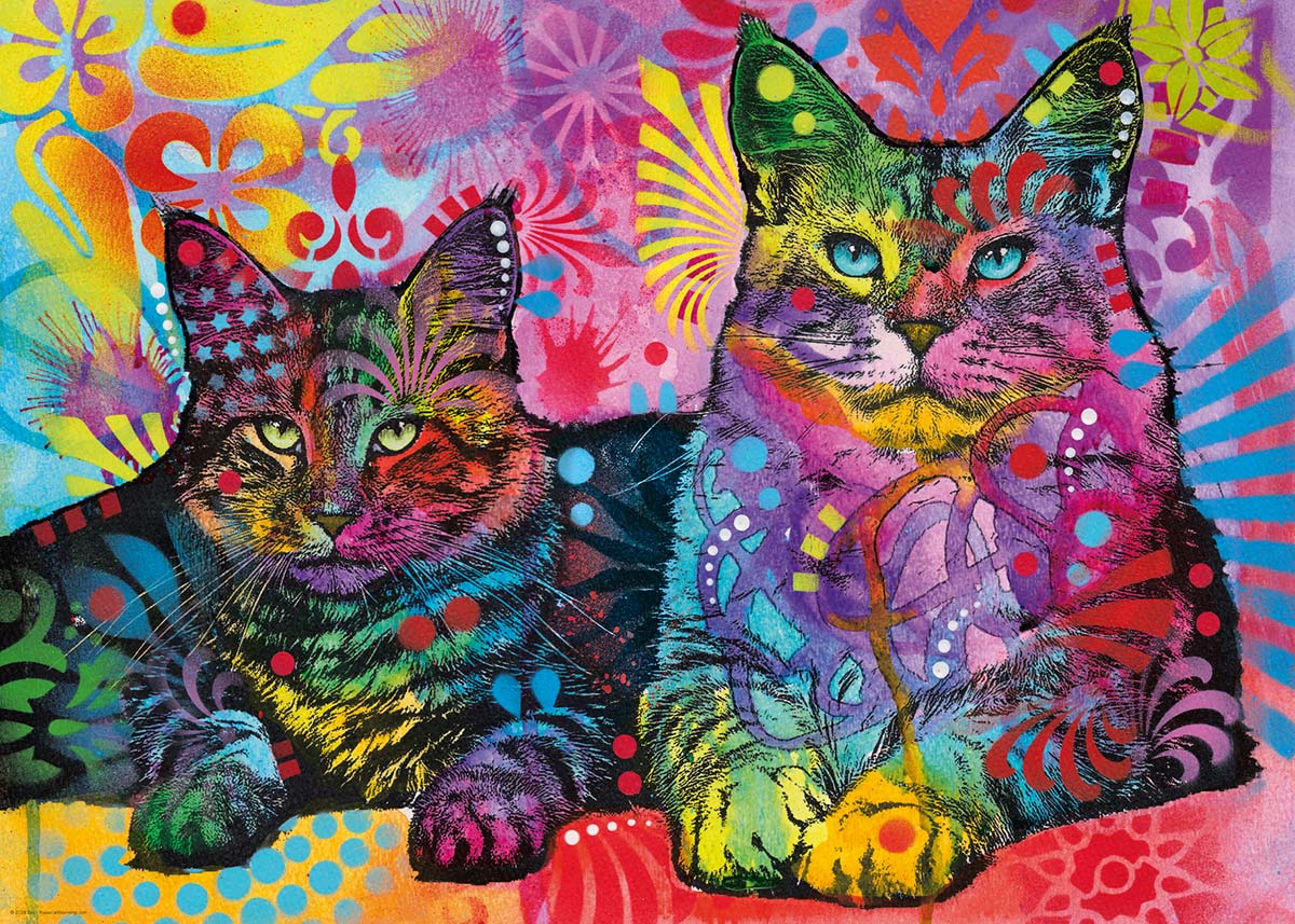 Jolly Pets: De consacré 2 chats, Dean Russo (1000pcs)