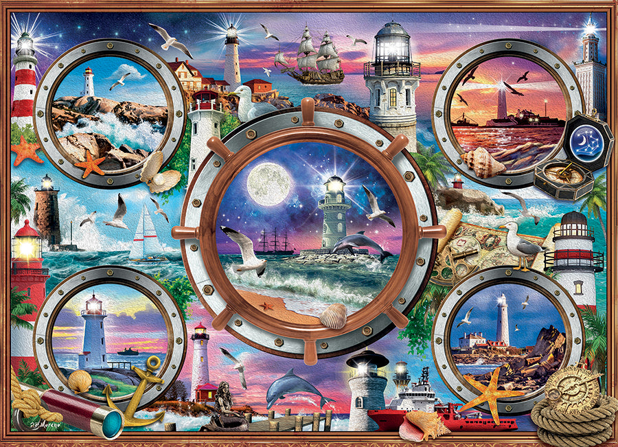 Lighthouses, P. D. Moreno (1000pcs)