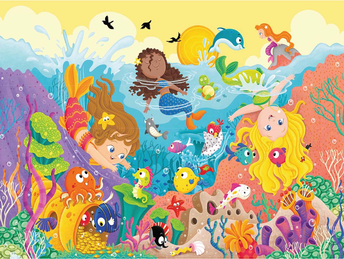 Ravensburger Splashing Mermaids (Le barbotage des sirènes)