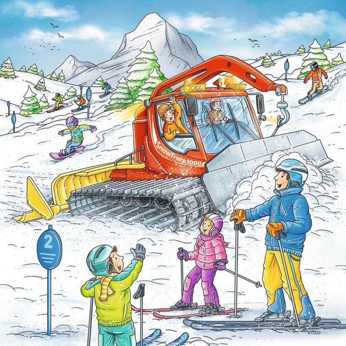 Ravensburger Let's Go Skiing (Sur les pistes de ski)