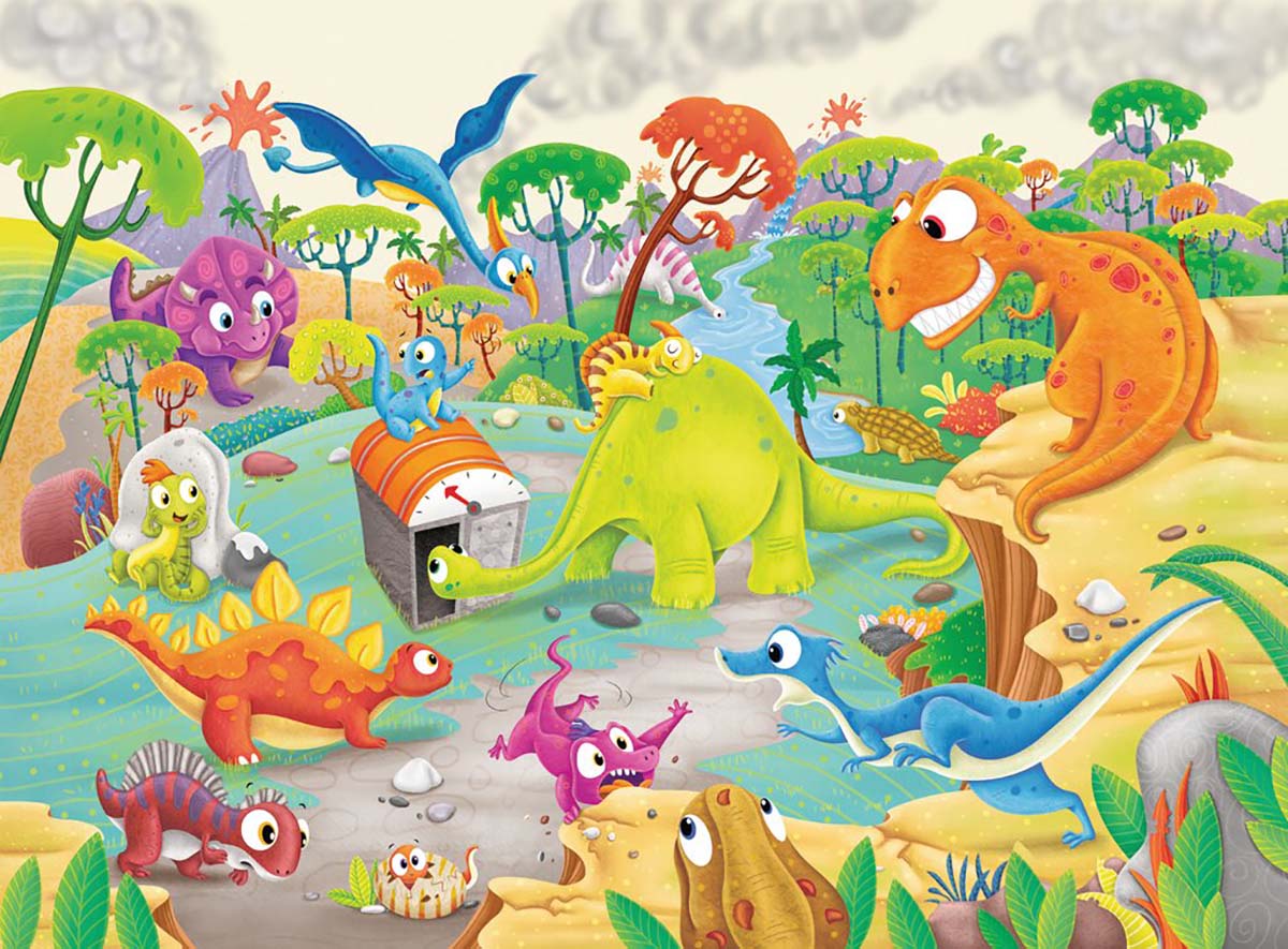 Ravensburger Time Traveling Dinos (Le voyage des dinosaures)