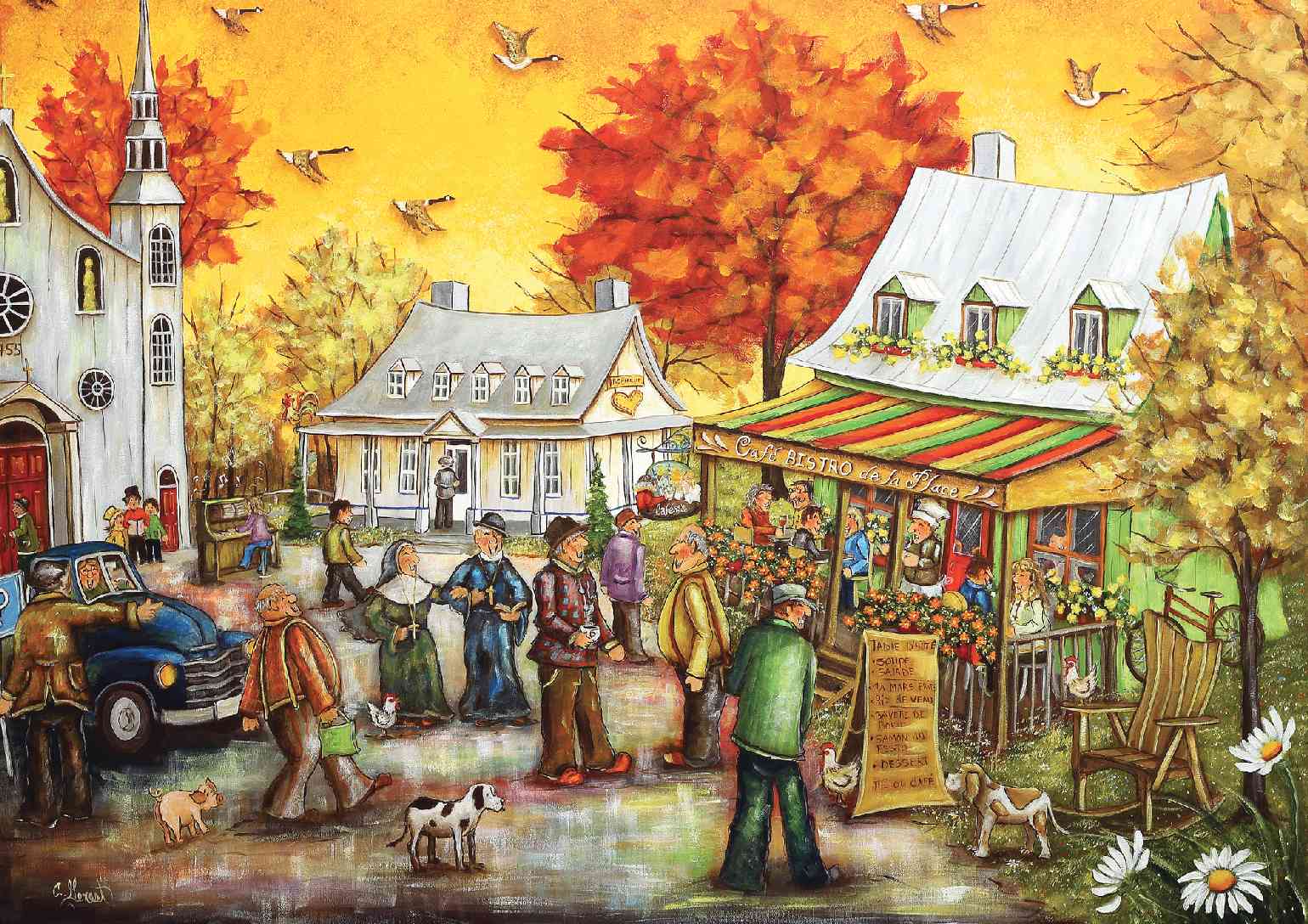 Cafe Bistro (Café Bistro de la Place), Christine Genest