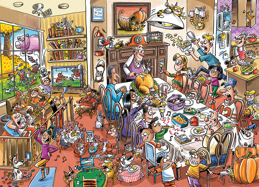 DoodleTown: Thanksgiving Togetherness, Dave Whamond (1000pcs)