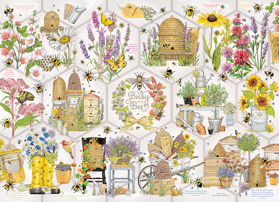 Occupé comme une abeille, Mary Lake-Thompson (500pcs)